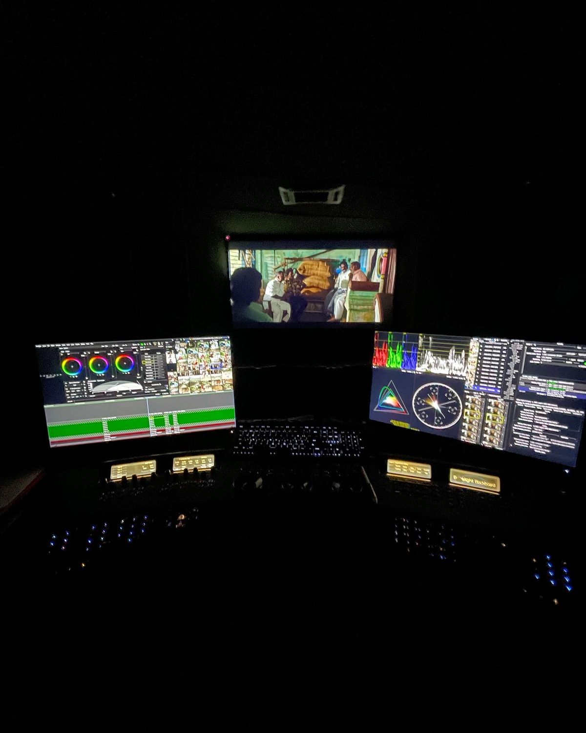 Baselight colour grading suite at Whitee Lottus